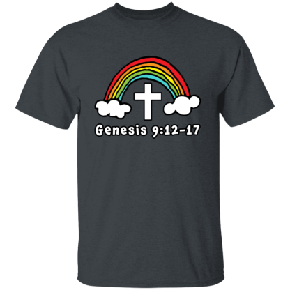 'Genesis Rainbow' Gildan 5.3 oz. T-Shirt - Image 5
