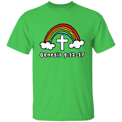 'Genesis Rainbow' Gildan 5.3 oz. T-Shirt - Image 9