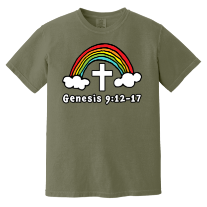 'Genesis Rainbow' Comfort Colors 6.1 oz T-Shirt