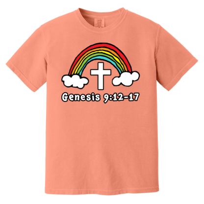 'Genesis Rainbow' Comfort Colors 6.1 oz T-Shirt - Image 3
