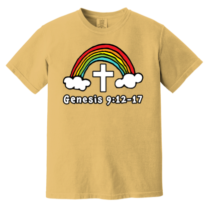 'Genesis Rainbow' Comfort Colors 6.1 oz T-Shirt - Image 4