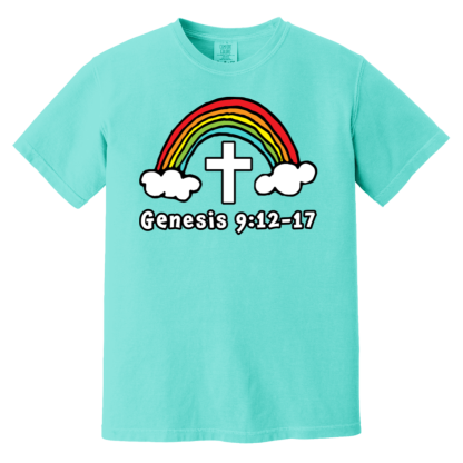 'Genesis Rainbow' Comfort Colors 6.1 oz T-Shirt - Image 2
