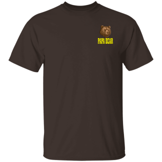 “Papa Bear” – Front/Back – Gildan 5.3 oz. T-Shirt