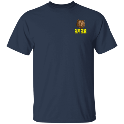“Papa Bear” – Front/Back – Gildan 5.3 oz. T-Shirt - Image 7