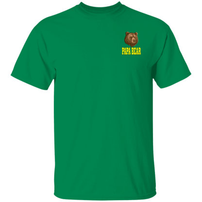 “Papa Bear” – Front/Back – Gildan 5.3 oz. T-Shirt - Image 9