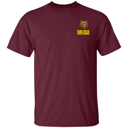 “Papa Bear” – Front/Back – Gildan 5.3 oz. T-Shirt - Image 5