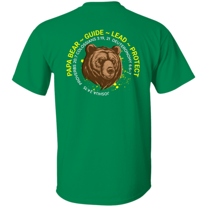 “Papa Bear” – Front/Back – Gildan 5.3 oz. T-Shirt - Image 10