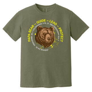 “Papa Bear” Comfort Colors 6.1 oz T-Shirt