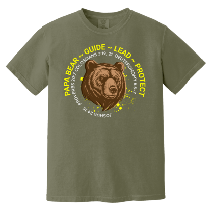 “Papa Bear” Comfort Colors 6.1 oz T-Shirt