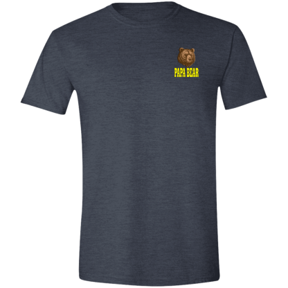 “Papa Bear” – Front/Back – Gildan 4.5 oz. Modern Tee - Image 3