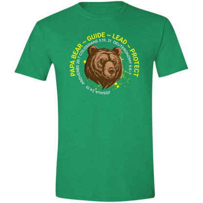 “Papa Bear” Gildan 4.5 oz. Modern Tee - Image 3