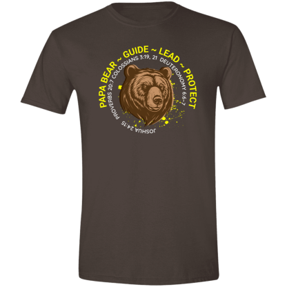 “Papa Bear” Gildan 4.5 oz. Modern Tee - Image 4