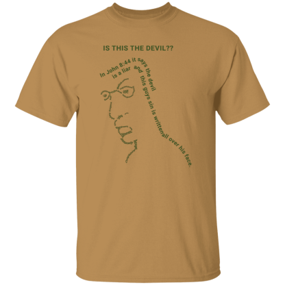 Is This the Devil?? Gildan 5.3 oz. T-Shirt - 34 shirt colors! - Image 33