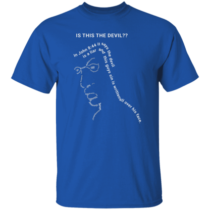 Is This the Devil?? Gildan 5.3 oz. T-Shirt - 34 shirt colors! - Image 12
