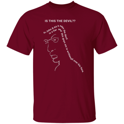 Is This the Devil?? Gildan 5.3 oz. T-Shirt - 34 shirt colors! - Image 15