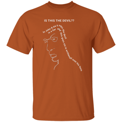 Is This the Devil?? Gildan 5.3 oz. T-Shirt - 34 shirt colors! - Image 16