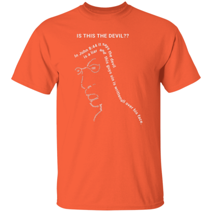 Is This the Devil?? Gildan 5.3 oz. T-Shirt - 34 shirt colors! - Image 13