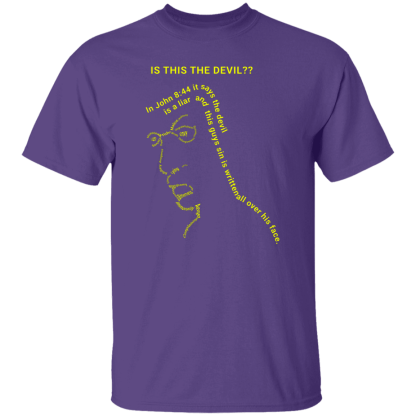 Is This the Devil?? Gildan 5.3 oz. T-Shirt - 34 shirt colors! - Image 19