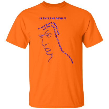 Is This the Devil?? Gildan 5.3 oz. T-Shirt - 34 shirt colors! - Image 20