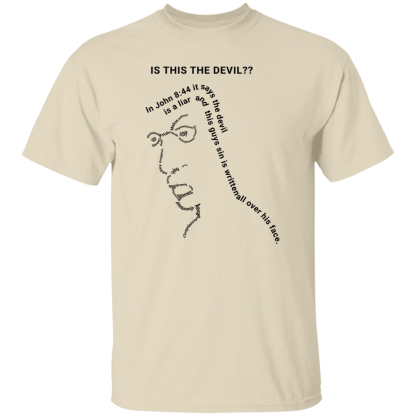 Is This the Devil?? Gildan 5.3 oz. T-Shirt - 34 shirt colors! - Image 25