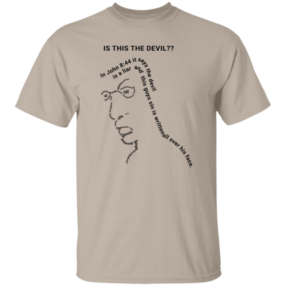 Is This the Devil?? Gildan 5.3 oz. T-Shirt - 34 shirt colors! - Image 27