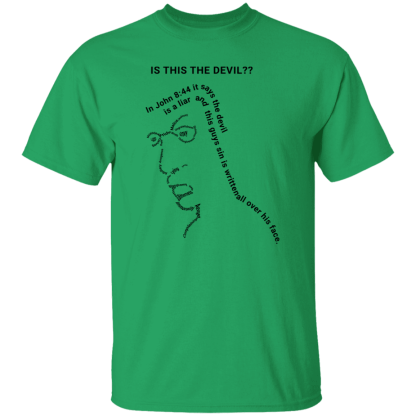 Is This the Devil?? Gildan 5.3 oz. T-Shirt - 34 shirt colors! - Image 30