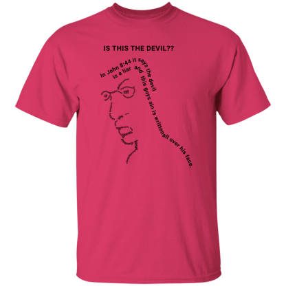 Is This the Devil?? Gildan 5.3 oz. T-Shirt - 34 shirt colors! - Image 29