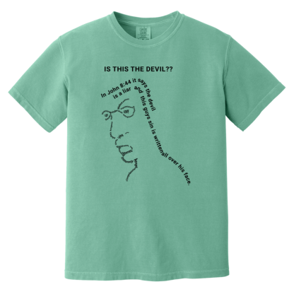 “Is This the Devil??” Comfort Colors 6.1 oz T-Shirt - 16 shirt colors - Image 5