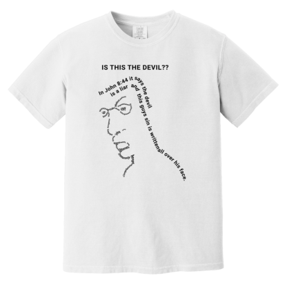 “Is This the Devil??” Comfort Colors 6.1 oz T-Shirt - 16 shirt colors - Image 6