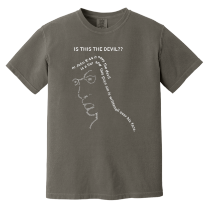 “Is This the Devil??” Comfort Colors 6.1 oz T-Shirt - 16 shirt colors - Image 9