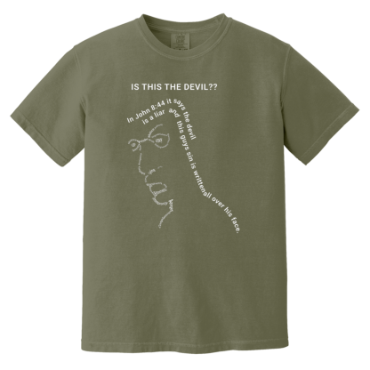 “Is This the Devil??” Comfort Colors 6.1 oz T-Shirt - 16 shirt colors - Image 10