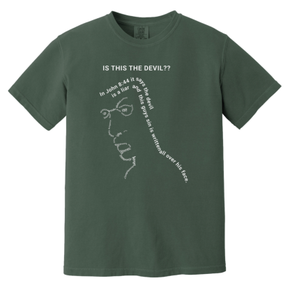 “Is This the Devil??” Comfort Colors 6.1 oz T-Shirt - 16 shirt colors - Image 11
