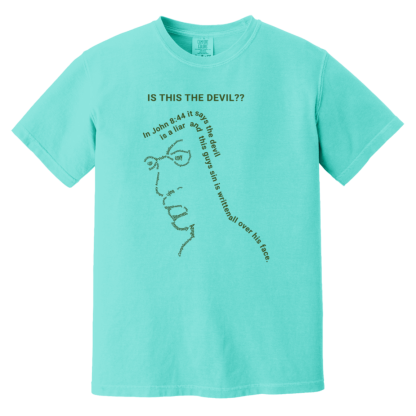 “Is This the Devil??” Comfort Colors 6.1 oz T-Shirt - 16 shirt colors - Image 16