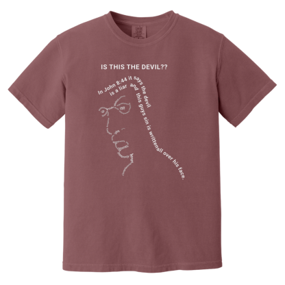 “Is This the Devil??” Comfort Colors 6.1 oz T-Shirt - 16 shirt colors - Image 13