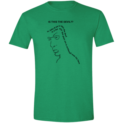 Is This the Devil?? Gildan 4.5 oz. Modern Tee - 20 shirt colors! - Image 6