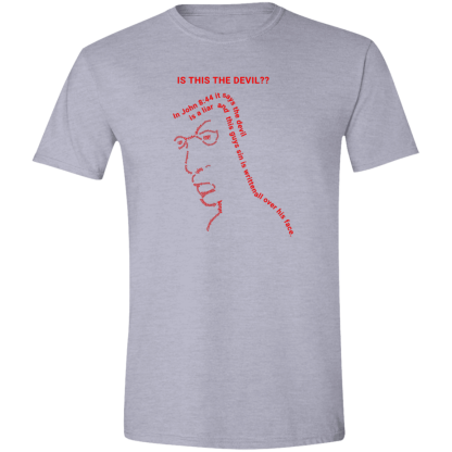 Is This the Devil?? Gildan 4.5 oz. Modern Tee - 20 shirt colors! - Image 20