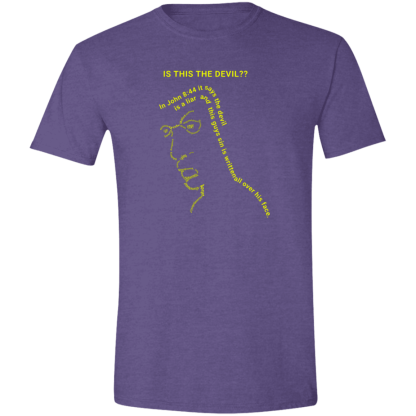 Is This the Devil?? Gildan 4.5 oz. Modern Tee - 20 shirt colors! - Image 13