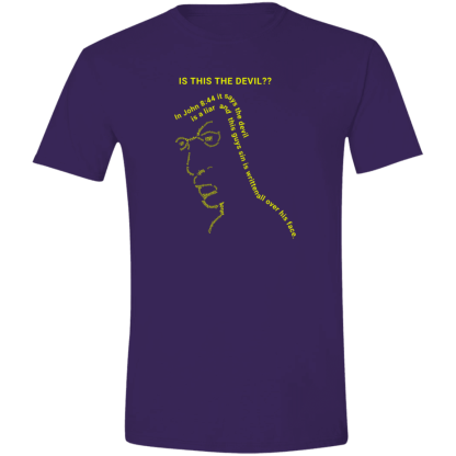 Is This the Devil?? Gildan 4.5 oz. Modern Tee - 20 shirt colors! - Image 14