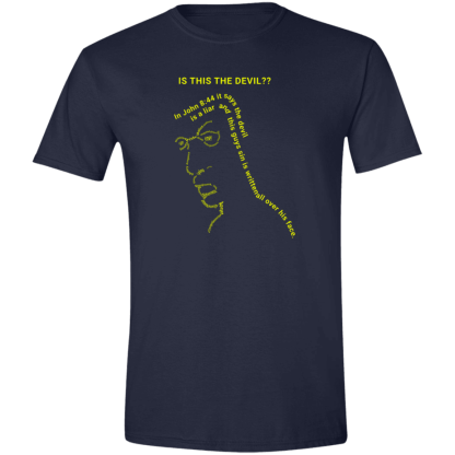 Is This the Devil?? Gildan 4.5 oz. Modern Tee - 20 shirt colors! - Image 15