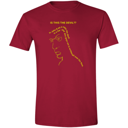 Is This the Devil?? Gildan 4.5 oz. Modern Tee - 20 shirt colors! - Image 17