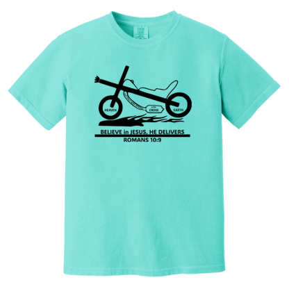 'Moto-Cross' Comfort Colors 6.1 oz T-Shirt – 9 shirt colors - Image 3