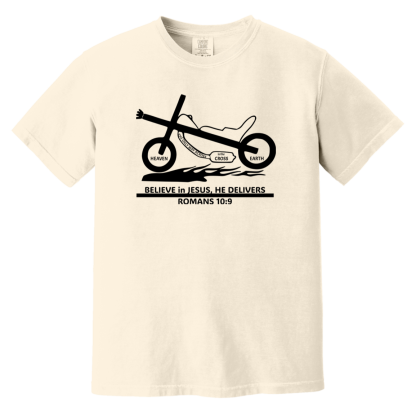 'Moto-Cross' Comfort Colors 6.1 oz T-Shirt – 9 shirt colors - Image 4