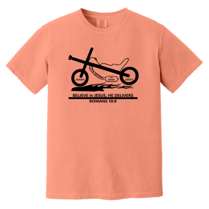 'Moto-Cross' Comfort Colors 6.1 oz T-Shirt – 9 shirt colors