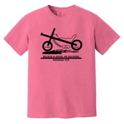 'Moto-Cross' Comfort Colors 6.1 oz T-Shirt – 9 shirt colors - Image 7