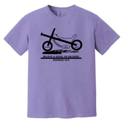 'Moto-Cross' Comfort Colors 6.1 oz T-Shirt – 9 shirt colors - Image 8